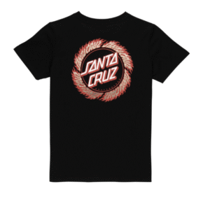 SANTA CRUZ YOUTH FLAME RINGED OUT TSHIRT