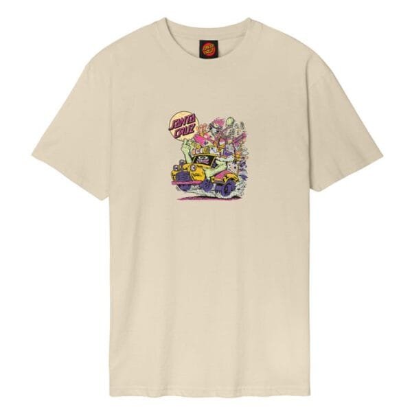 SANTA CRUZ JONHSON BEAST WAGON FRONT TSHIRT