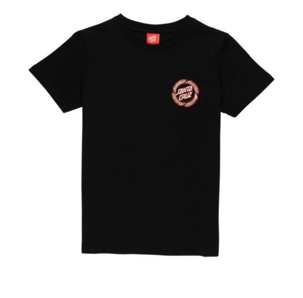 SANTA CRUZ YOUTH FLAME RINGED OUT TSHIRT - Imagen 2