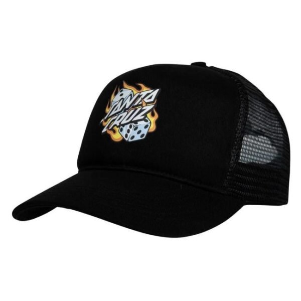SANTA CRUZ FLAMING DICE DOT MESHBACK