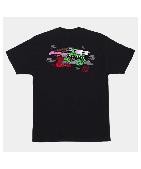 SANTA CRUZ X THRANGER THINGS EDDIE SLASHER SS HEAVYWAIST TEE