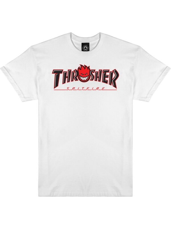 THRASHER X SPITFIRE BIG HEAD OUTLINE TEE